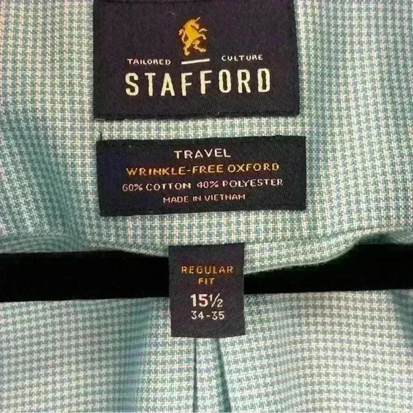 Button Down Dress Shirt Business Casual Office - Picture 4 of 5